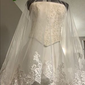 Wedding gown corset design